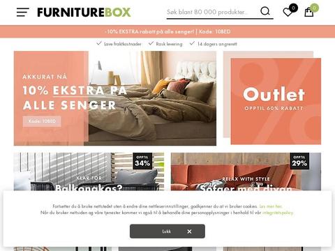 Furniturebox.No Coupons and Promo Code