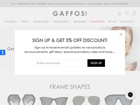 Gaffos Coupons and Promo Code