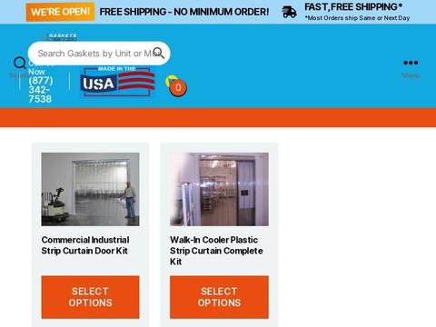 Gaskets and Strip Curtains Coupons and Promo Code