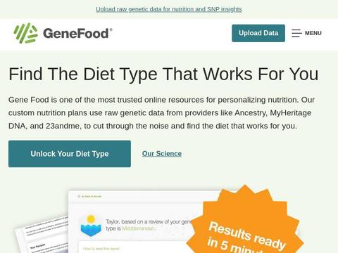 Gene Food Coupons and Promo Code