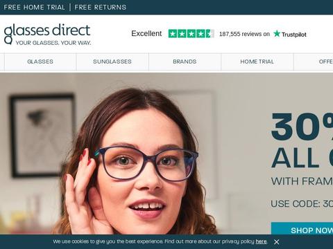 Glasses Direct Coupons and Promo Code