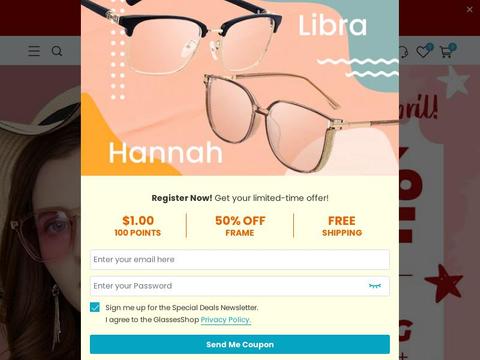 Glasses Shop Coupons and Promo Code