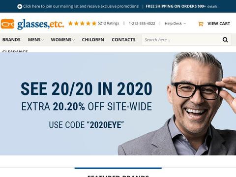 Glassesetc.Com Coupons and Promo Code