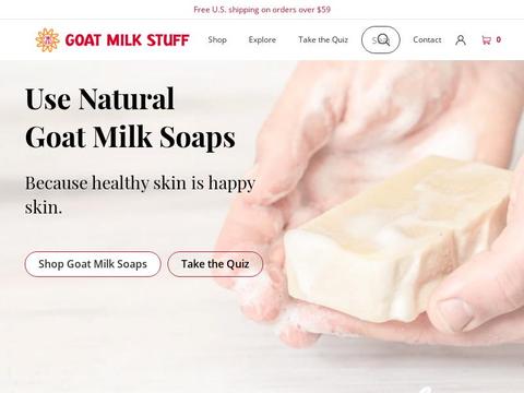 Goat Milk Stuff Coupons and Promo Code