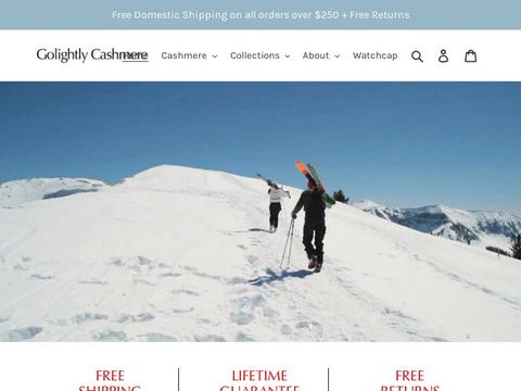 Golightly Cashmere Coupons and Promo Code