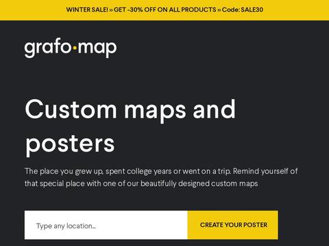 Grafomap Coupons and Promo Code