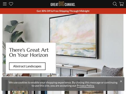 GreatBigCanvas Coupons and Promo Code