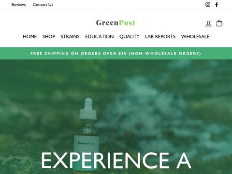 Greenpost Cbd Coupons and Promo Code