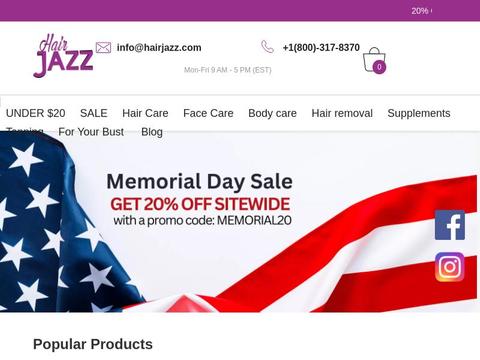 hairjazz Coupons and Promo Code