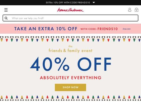 Hanna Andersson Coupons and Promo Code