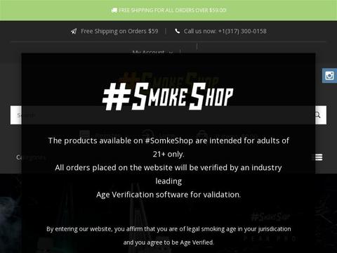 Hashtag Smoke Shop Coupons and Promo Code