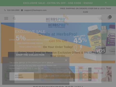 HerbsPro Coupons and Promo Code