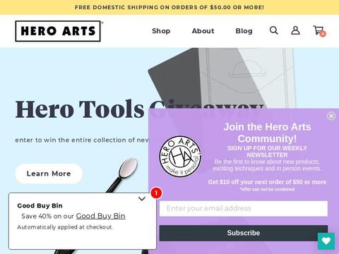 Hero Arts Rubber Stamps Coupons and Promo Code