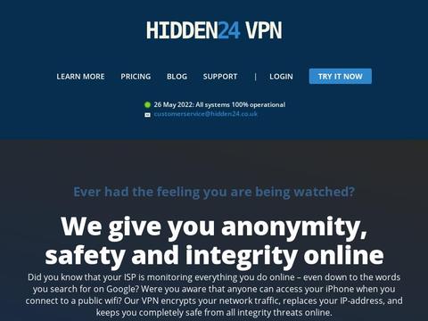 Hidden24.co.uk VPN Coupons and Promo Code