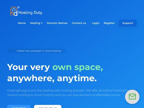 Hostingduty.com Coupons and Promo Code