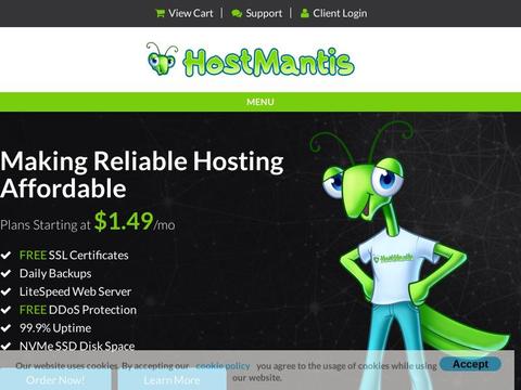 Hostmantis Coupons and Promo Code