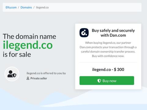 Ilegend.co Coupons and Promo Code