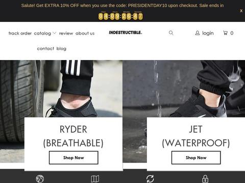 Indestructible Shoes LLC Coupons and Promo Code