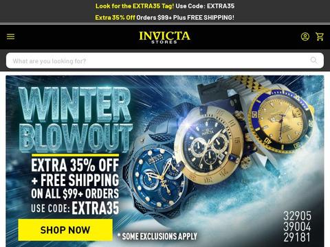 Invicta Stores Coupons and Promo Code