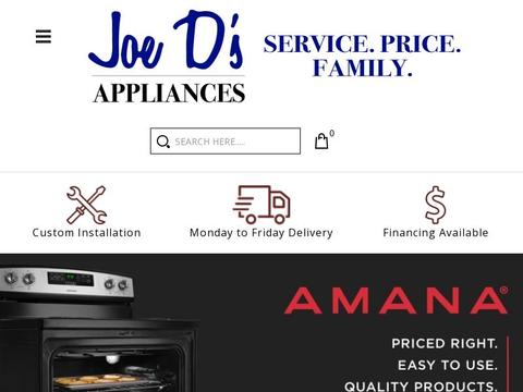 Joe Ds Appliance Coupons and Promo Code