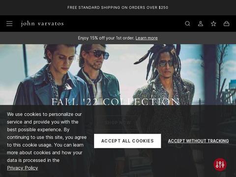 John Varvatos Coupons and Promo Code