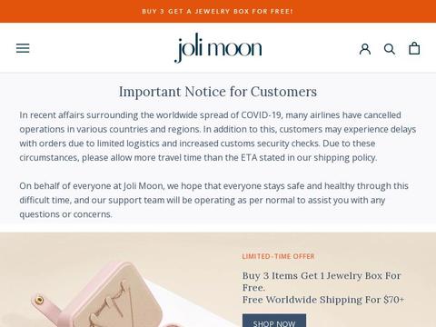 Joli Moon Coupons and Promo Code