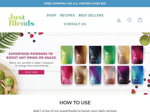 Just Blends Coupons and Promo Code