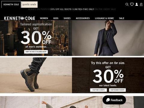 Kenneth Cole Coupons and Promo Code