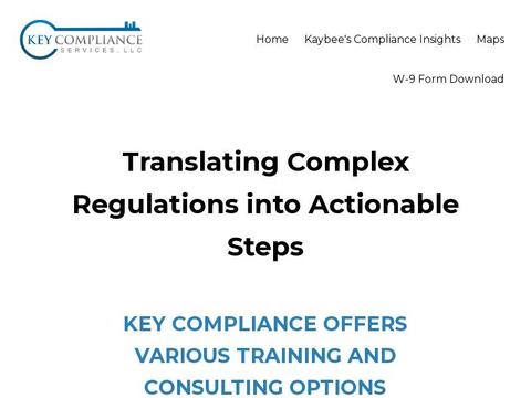 Key Compliance Training Coupons and Promo Code