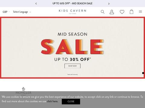 Kids Cavern Coupons and Promo Code
