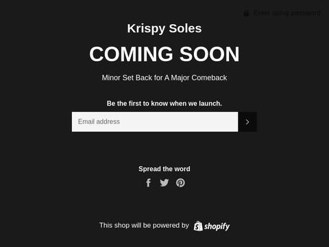 Krispy Soles Coupons and Promo Code