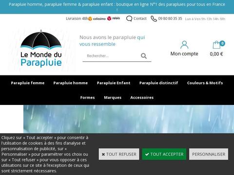 Le Monde du parapluie FR Coupons and Promo Code