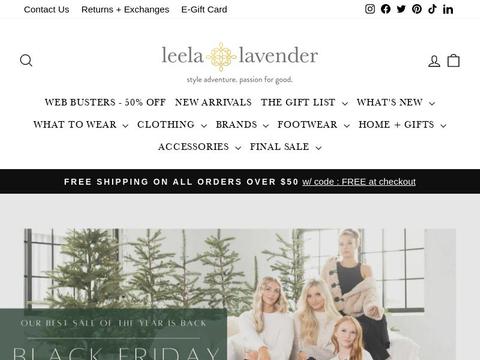 leelaandlavender Coupons and Promo Code