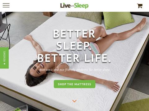 Live and Sleep Mattress + Pillow + Bedding Coupons and Promo Code