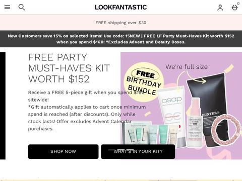 Lookfantastic AU Coupons and Promo Code