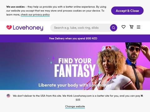 Lovehoney NZ Coupons and Promo Code