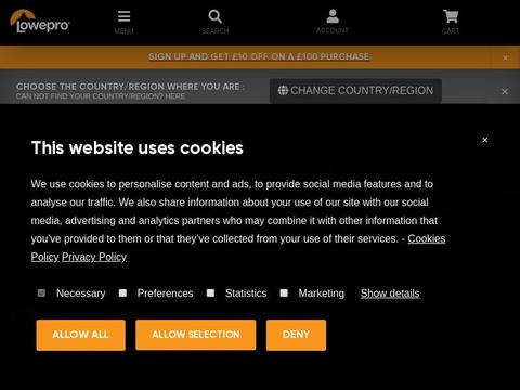 Lowepro UK Coupons and Promo Code