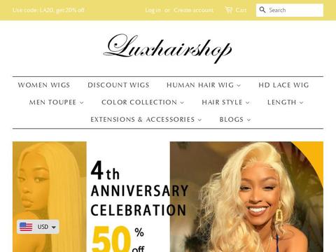 luxhairshop Coupons and Promo Code