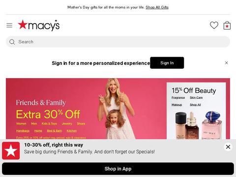 Macy's Coupons and Promo Code