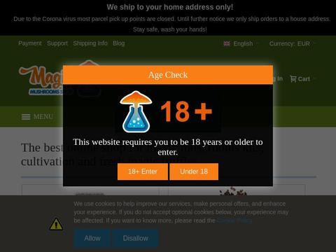 Magic-Mushrooms-Shop.Com Coupons and Promo Code