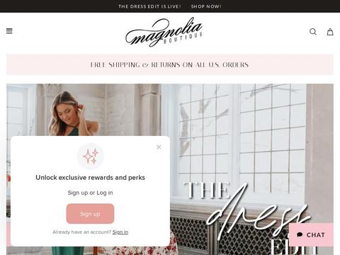 Magnolia Boutique Coupons and Promo Code