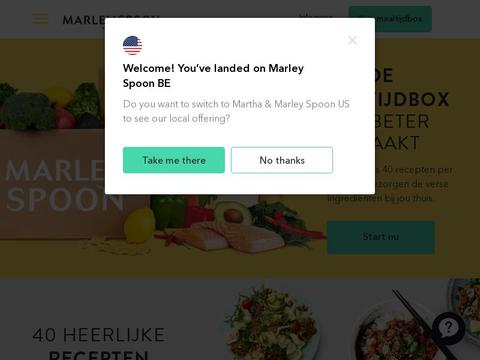 Marley Spoon BE Coupons and Promo Code