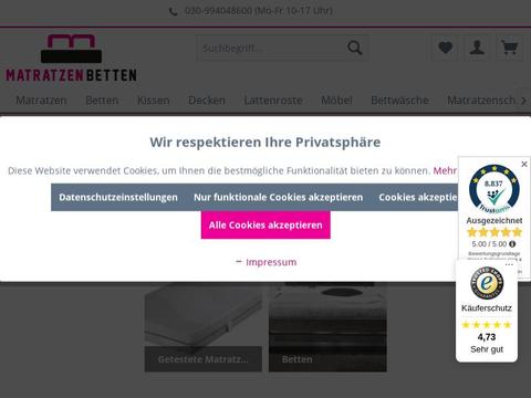 Matratzen-betten.de Coupons and Promo Code