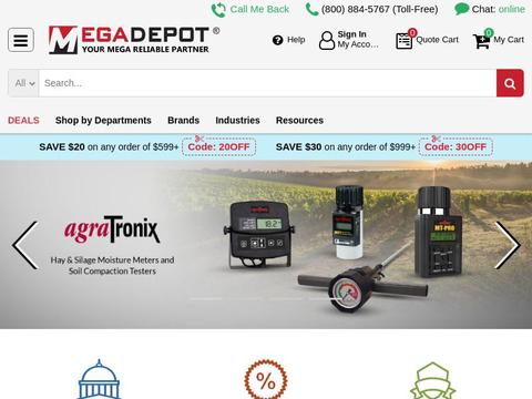 Mega Depot Coupons and Promo Code