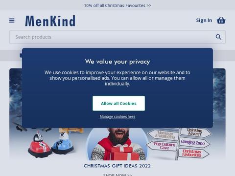 Menkind Coupons and Promo Code