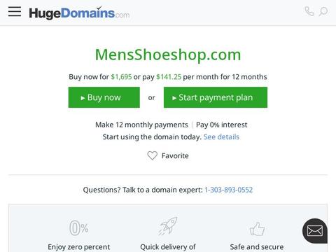 Mensshoeshop.com Coupons and Promo Code