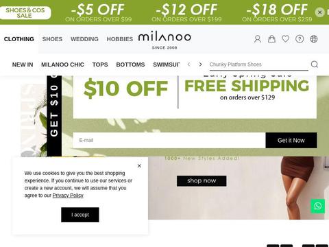 Milanoo.com Coupons and Promo Code