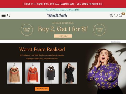 ModCloth Coupons and Promo Code