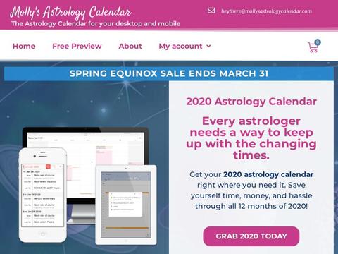 Molly's Astrology Calendar Coupons and Promo Code