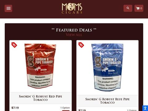 Mom's Cigars Coupons and Promo Code